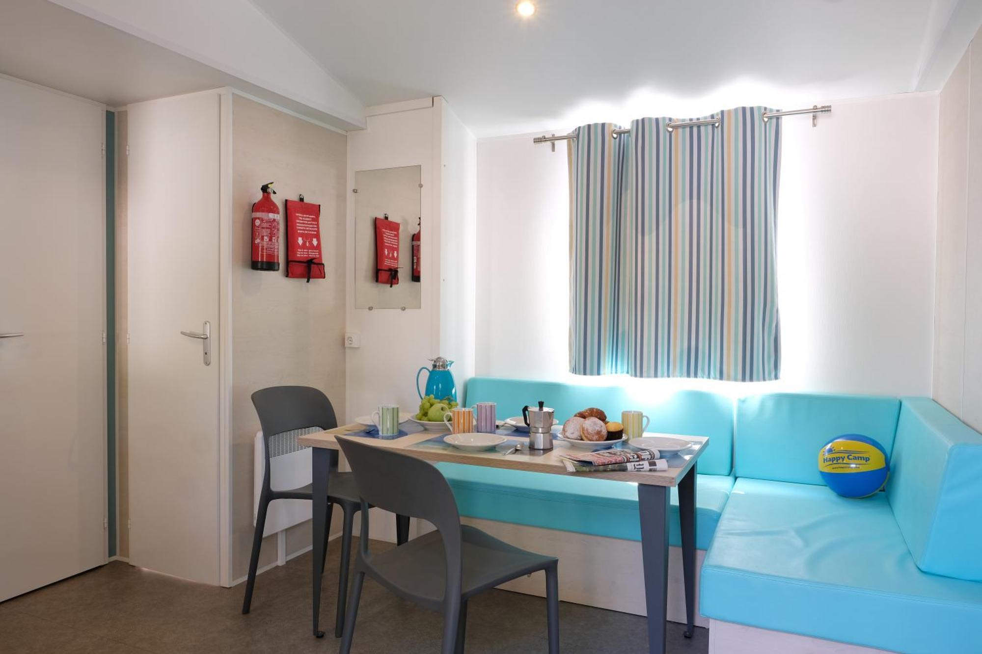 Happy Camp Mobile Homes In Camping Senia Cala Canyelles Lloret de Mar Bagian luar foto